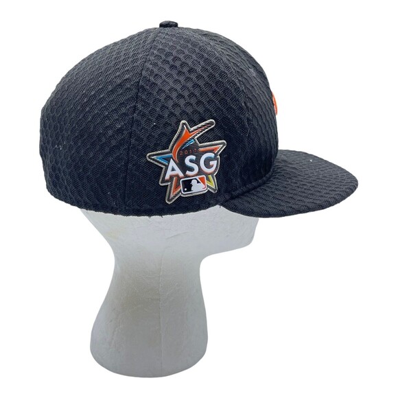 Pitsburg Pirates 2017 ASG Fitted Hat New Era Weaved Black Floral Size 7 - Picture 4 of 6